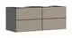 Hansgrohe-HG-Xevolos-E-Waschtischunterschrank-Schiefergrau-Matt-1370-550-mit-4-Schubkaesten-fuer-Konsolen-mit-2-Aufsatzwaschtischen-geschliffen-Bronze-Struktur-54198390 gallery number 1